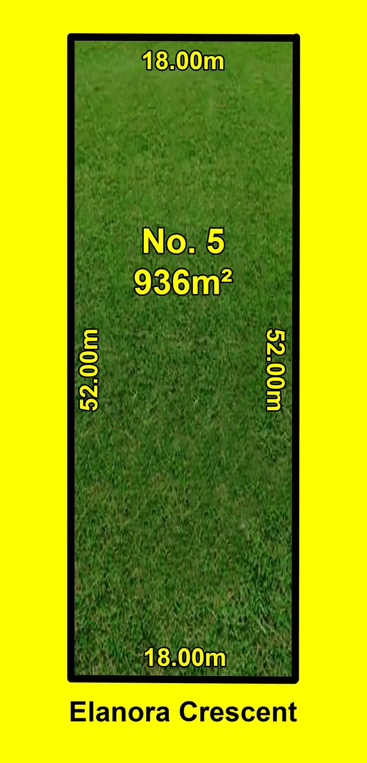 Floorplan of Homely land listing, 5 Elanora Crescent, Cape Jervis SA 5204
