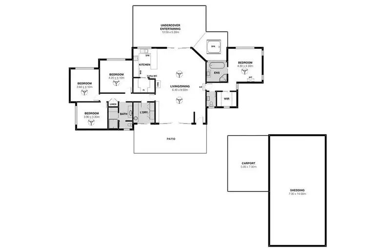 Floorplan of Homely house listing, 70D Thorpe Road, Clayton Bay SA 5256