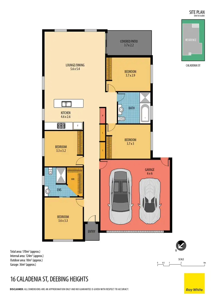 Floorplan of Homely house listing, 16 Caladenia Street, Deebing Heights QLD 4306