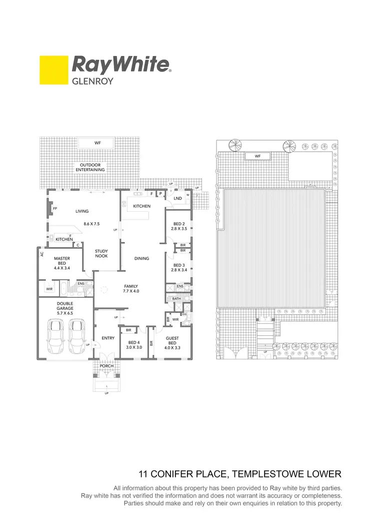 Floorplan of Homely house listing, 11 Conifer Place, Templestowe Lower VIC 3107