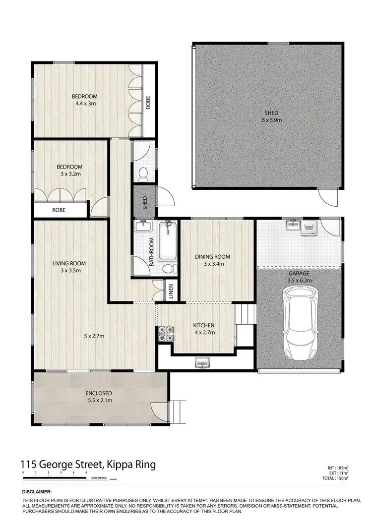 Floorplan of Homely house listing, 115 George Street, Kippa-Ring QLD 4021