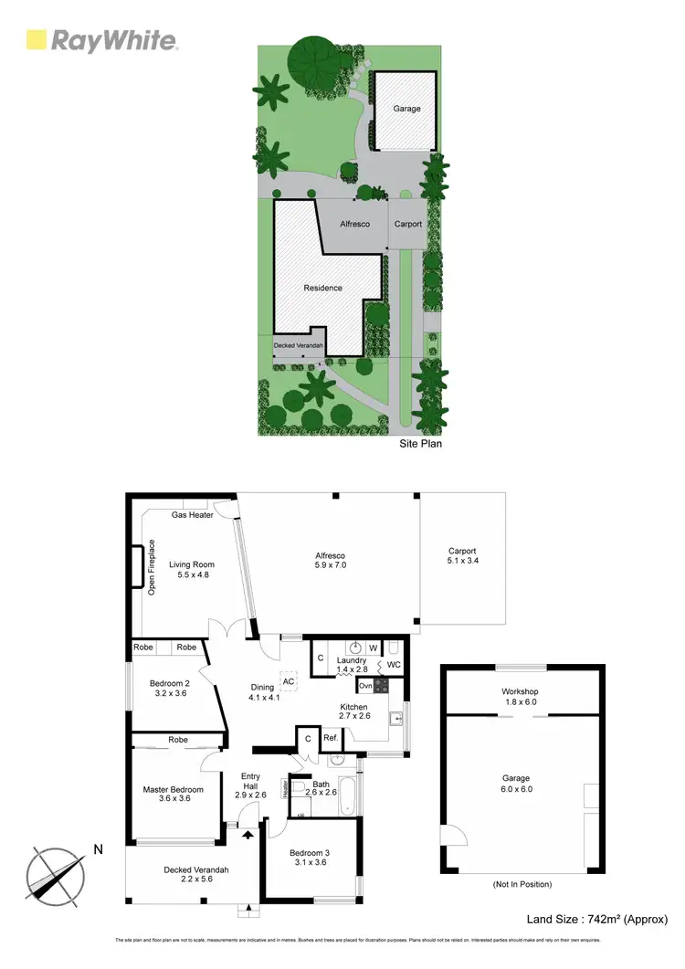 Floorplan of Homely house listing, 6 Amberley Crescent, Frankston South VIC 3199
