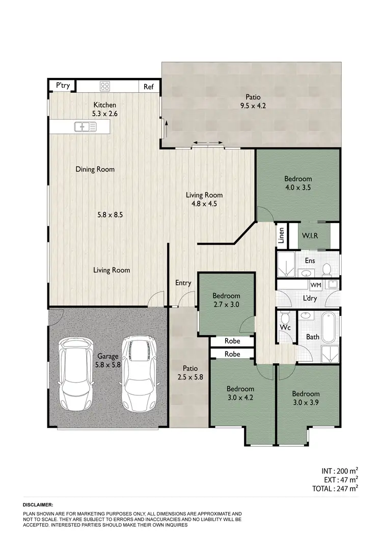 Floorplan of Homely house listing, 51 Cardinal Circuit, Caboolture QLD 4510