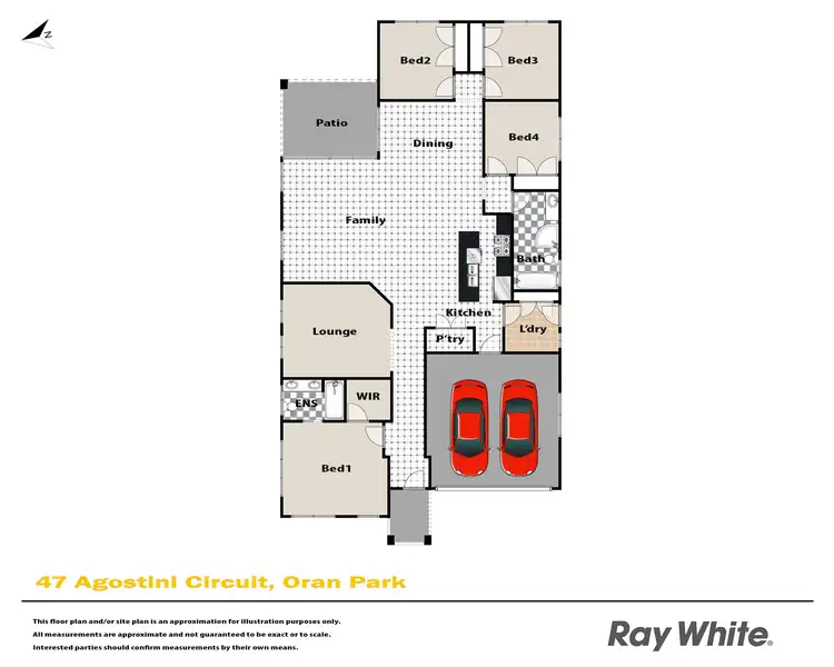 Floorplan of Homely house listing, 47 Agostini Circuit, Oran Park NSW 2570