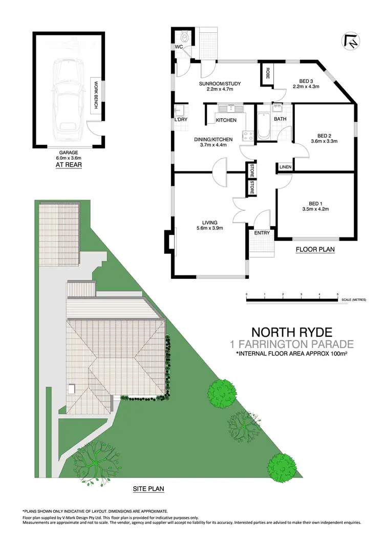 Floorplan of Homely house listing, 1 Farrington Parade, North Ryde NSW 2113