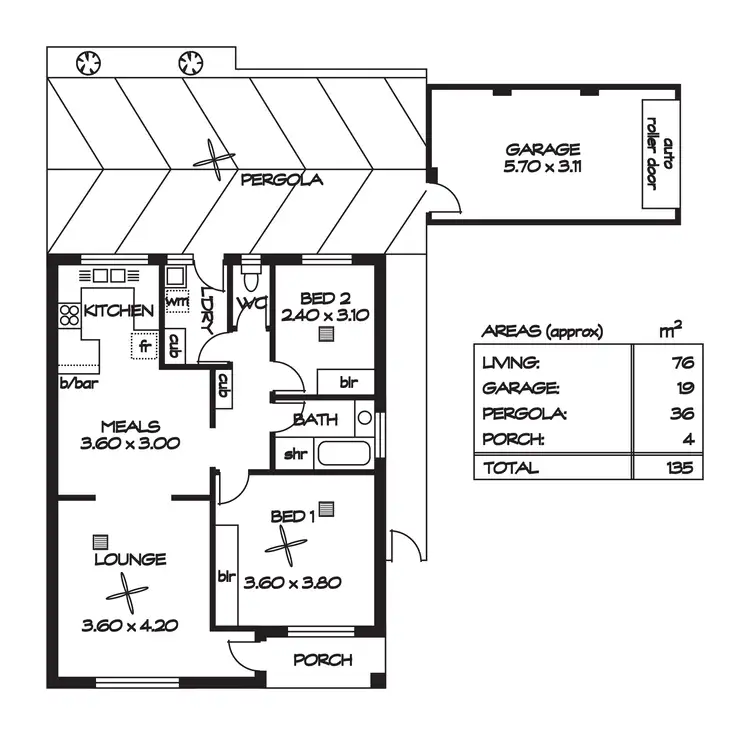 Floorplan of Homely unit listing, 13/10 Robert Avenue, Broadview SA 5083