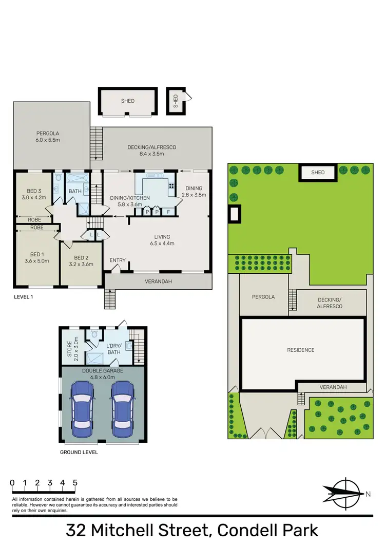Floorplan of Homely house listing, 32 Mitchell Street, Condell Park NSW 2200