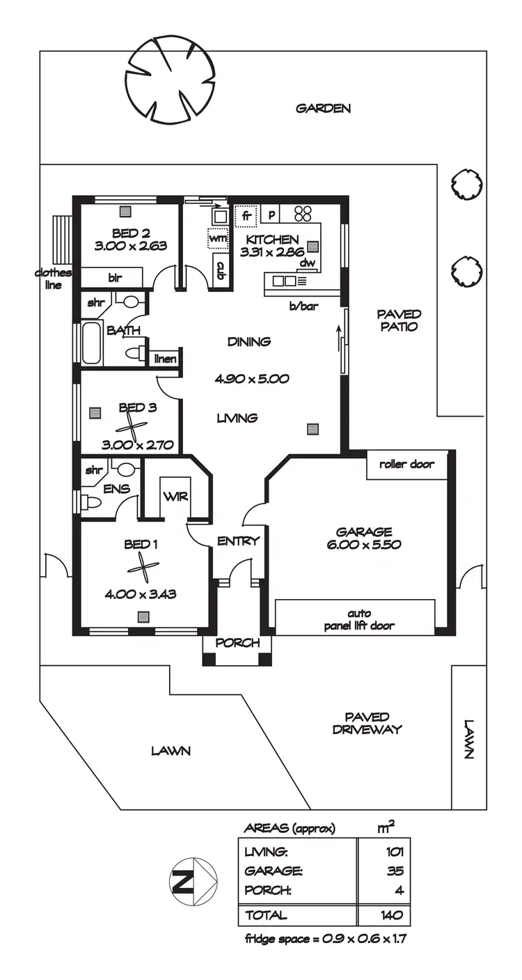 Floorplan of Homely house listing, 5a The Parkway, Klemzig SA 5087