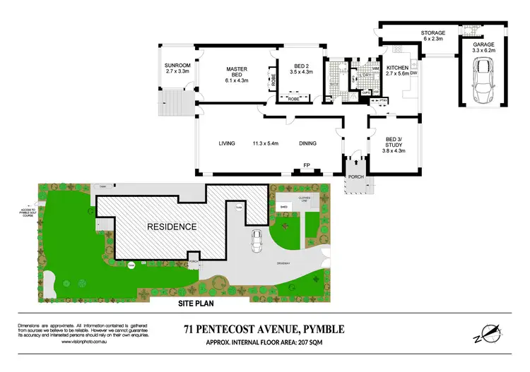 Floorplan of Homely house listing, 71 Pentecost Avenue, Pymble NSW 2073