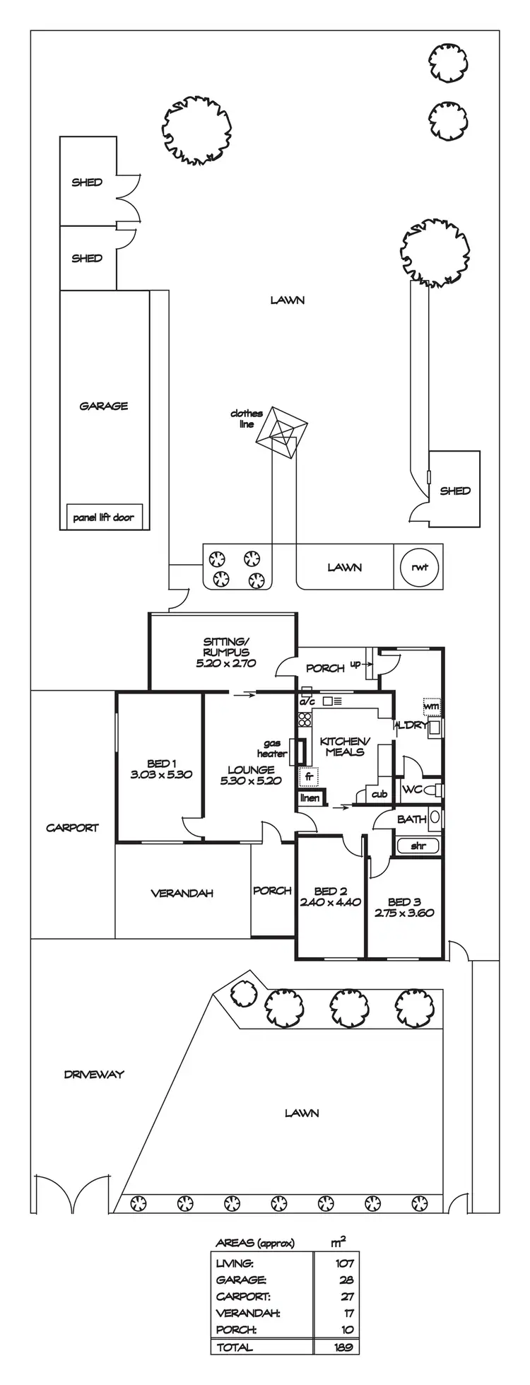 Floorplan of Homely house listing, 22 Manoora Street, Greenacres SA 5086