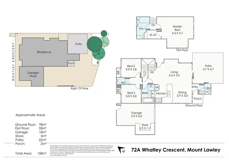 Floorplan of Homely house listing, 72A Whatley Crescent, Mount Lawley WA 6050