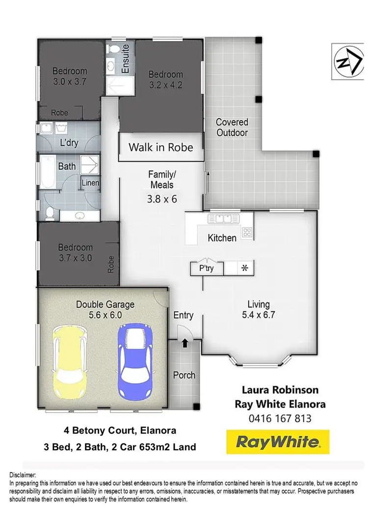 Floorplan of Homely house listing, 4 Betony Court, Elanora QLD 4221