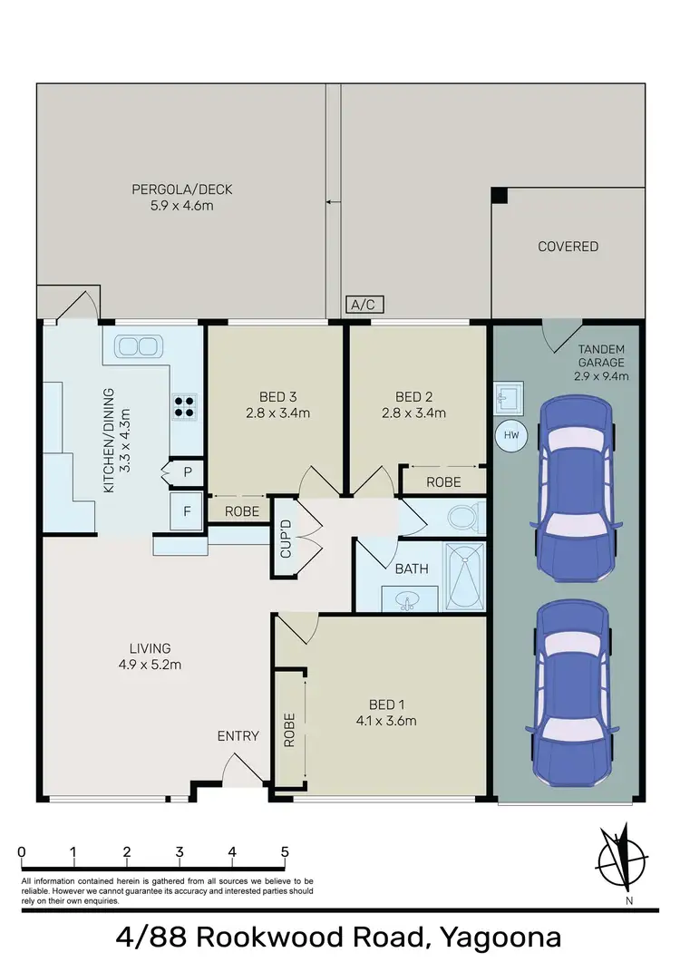 Floorplan of Homely townhouse listing, 4/88 Rookwood Road, Yagoona NSW 2199