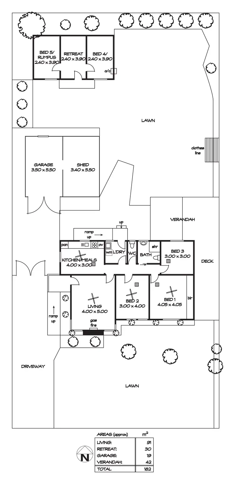 Floorplan of Homely house listing, 23 John Avenue, Tranmere SA 5073
