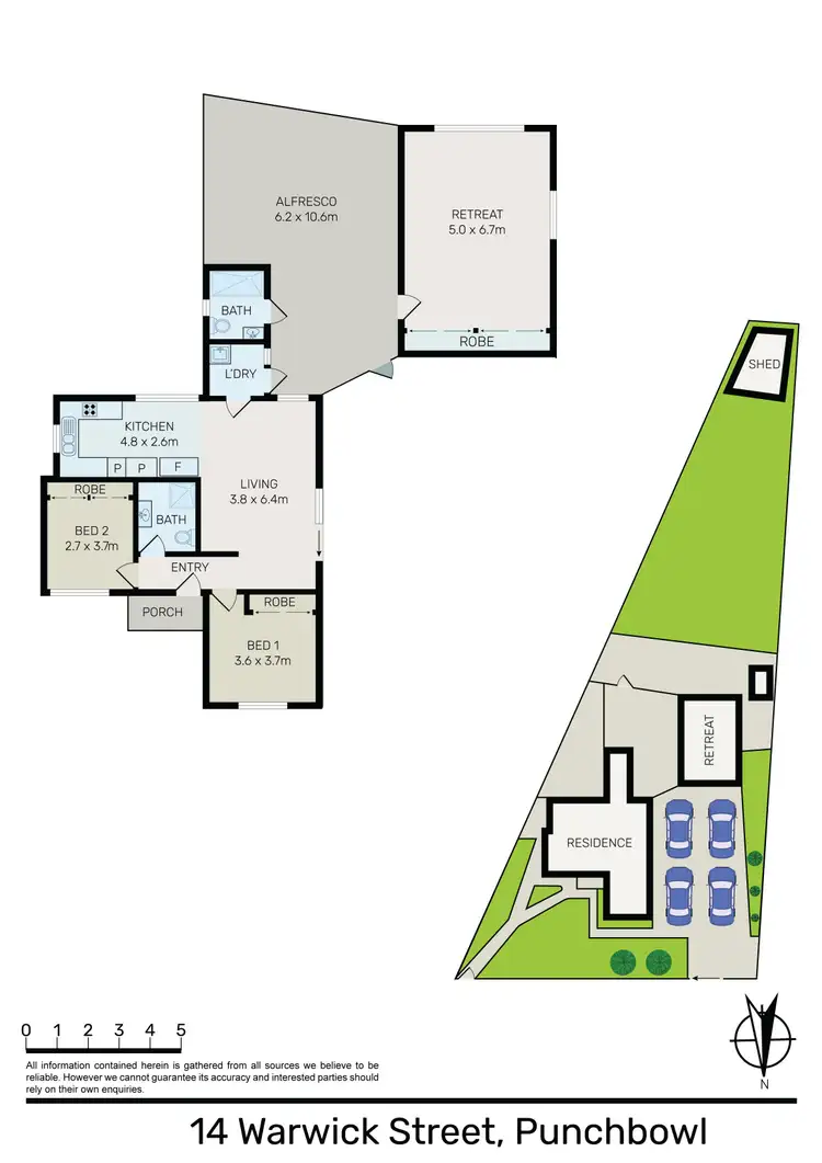 Floorplan of Homely house listing, 14 Warwick Street, Punchbowl NSW 2196