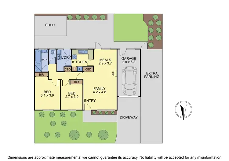 Floorplan of Homely unit listing, 40/77-79 Bayswater Road, Croydon VIC 3136