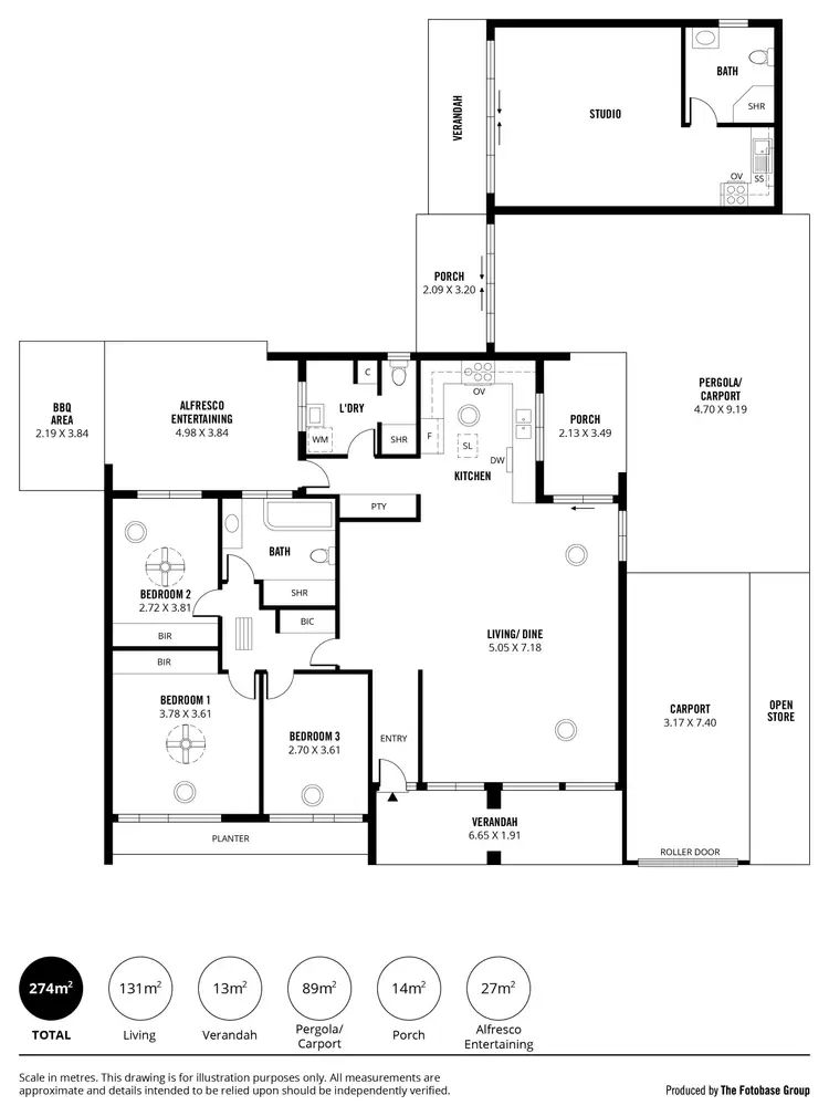 Floorplan of Homely house listing, 1 Shelley Avenue, Fulham Gardens SA 5024
