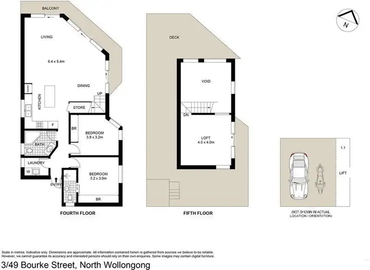 Floorplan of Homely house listing, 3/49 Bourke Street, North Wollongong NSW 2500