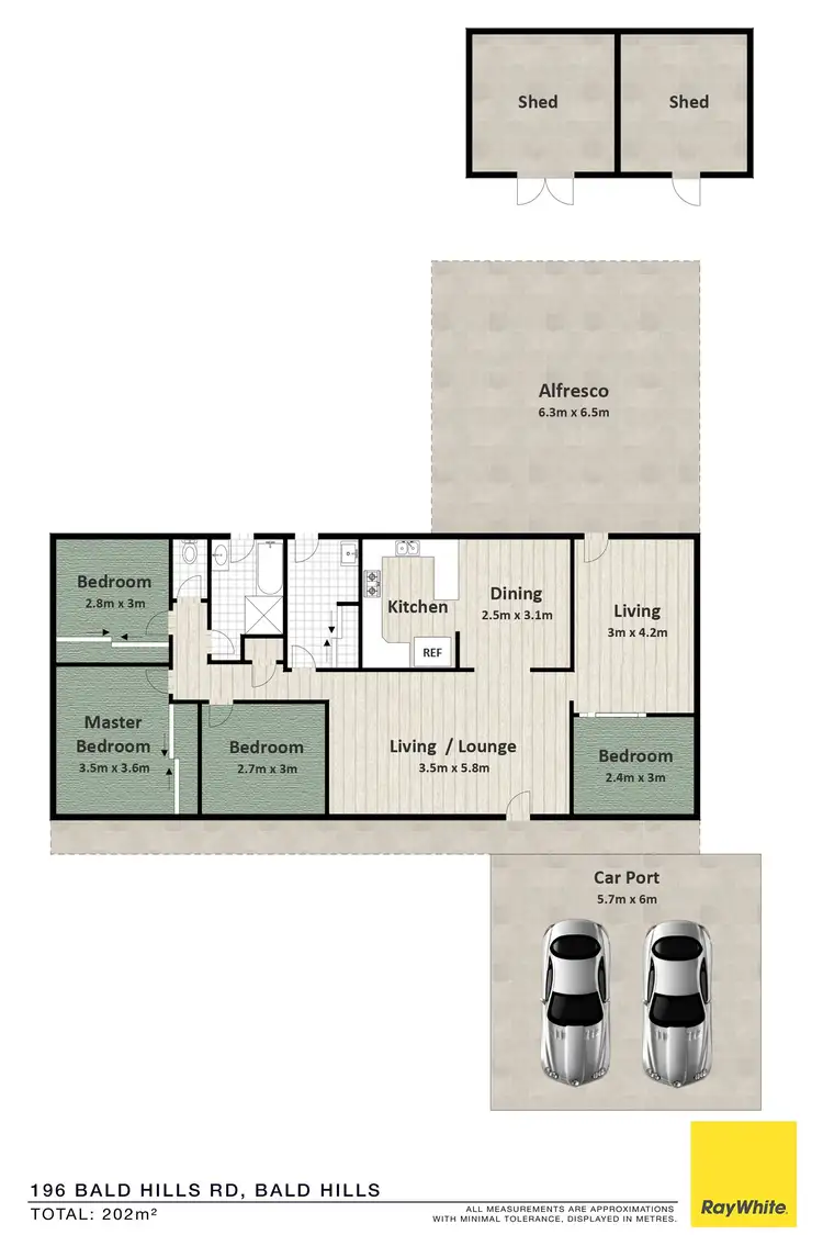 Floorplan of Homely house listing, 196 Bald Hills Road, Bald Hills QLD 4036