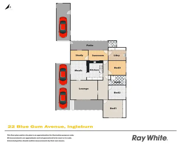 Floorplan of Homely house listing, 22 Blue Gum Avenue, Ingleburn NSW 2565