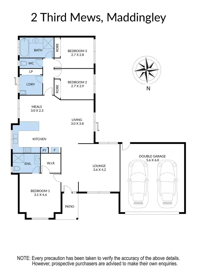 Floorplan of Homely house listing, 2 Third Mews, Maddingley VIC 3340