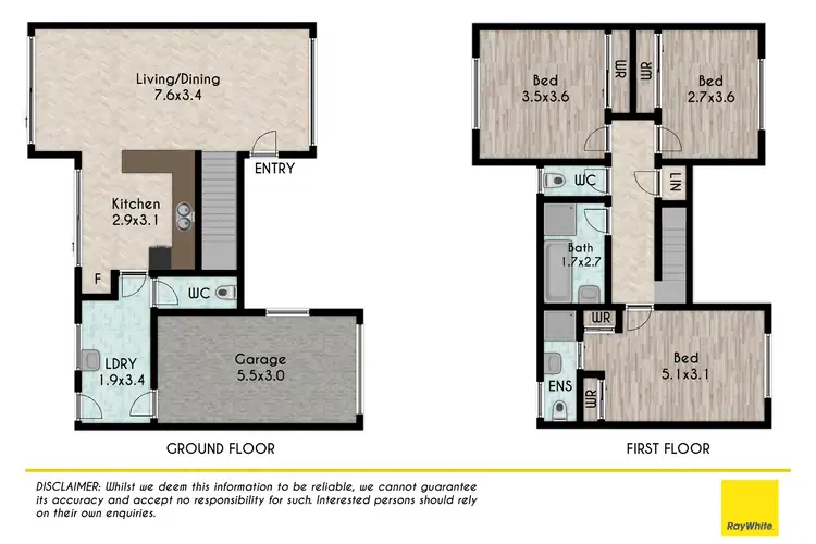Floorplan of Homely townhouse listing, 12/32-34 Douglas Road, Quakers Hill NSW 2763