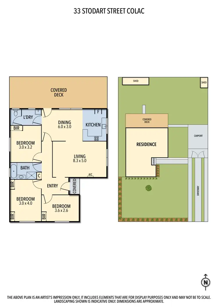 Floorplan of Homely house listing, 33 Stodart Street, Colac VIC 3250