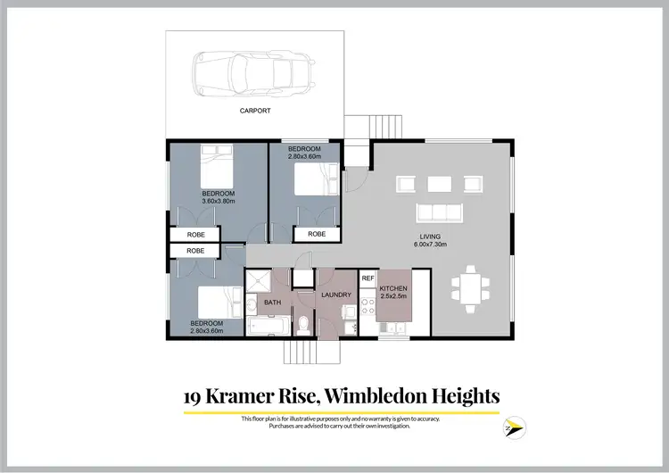 Floorplan of Homely house listing, 19 Kramer Rise, Wimbledon Heights VIC 3922