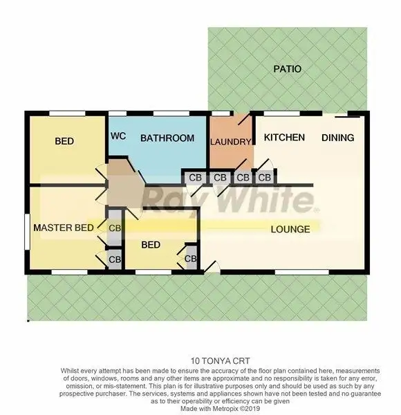 Floorplan of Homely house listing, 10 Tonya Court, Woodridge QLD 4114