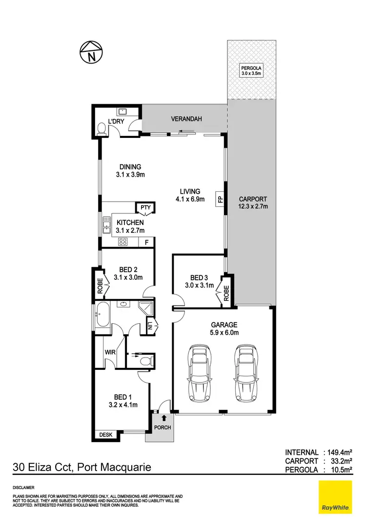 Floorplan of Homely house listing, 30 Eliza Circuit, Port Macquarie NSW 2444
