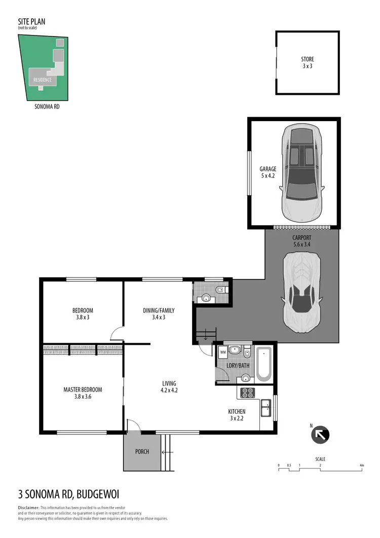 Floorplan of Homely house listing, 3 Sonoma Road, Budgewoi NSW 2262