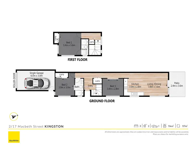 Floorplan of Homely house listing, 2/17 Macbeth Street, Kingston QLD 4114