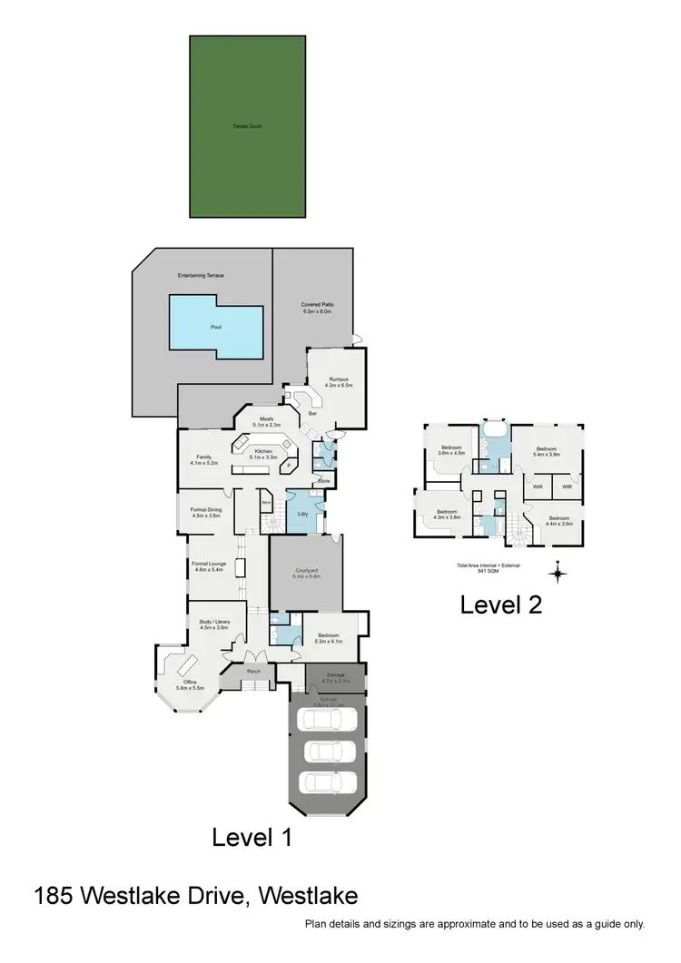 Floorplan of Homely house listing, 185 Westlake Drive, Westlake QLD 4074