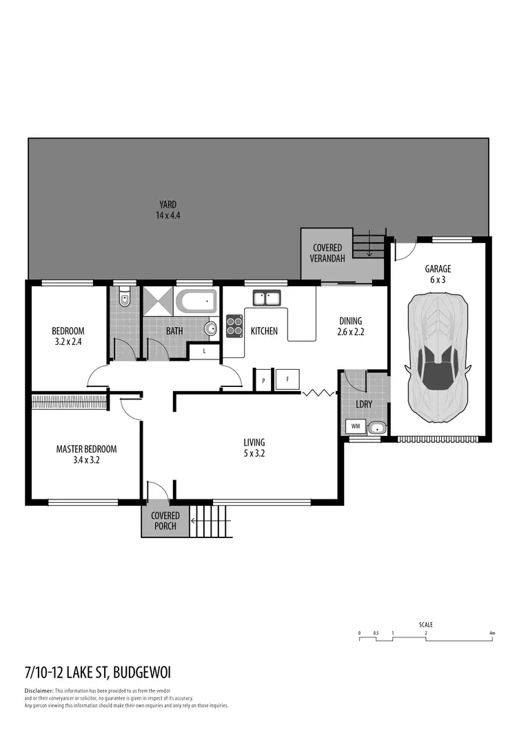 Floorplan of Homely villa listing, 7/10-12 Lake Street, Budgewoi NSW 2262