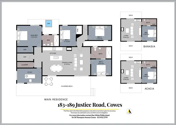 Floorplan of Homely other listing, 183-189 Justice Road, Cowes VIC 3922