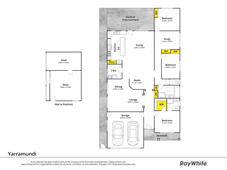 Floorplan of Homely house listing, 81 Kestrel Way, Yarramundi NSW 2753