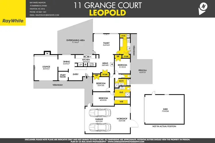 Floorplan of Homely house listing, 11 Grange Court, Leopold VIC 3224