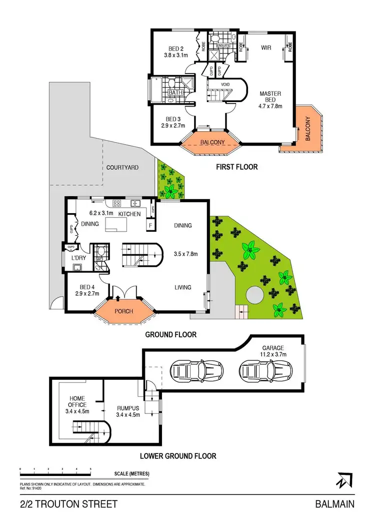 Floorplan of Homely house listing, 2/2 Trouton Street, Balmain NSW 2041