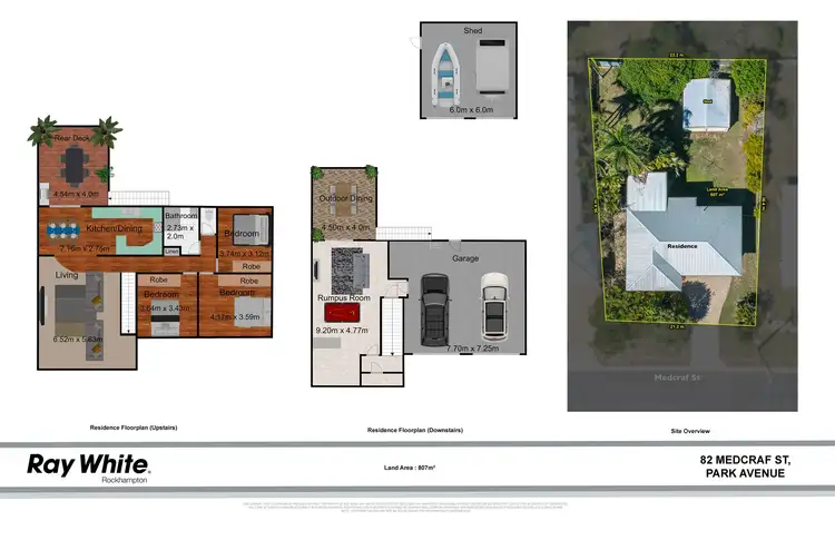 Floorplan of Homely house listing, 82 Medcraf Street, Park Avenue QLD 4701
