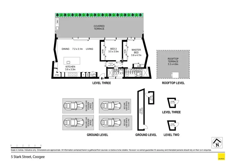 Floorplan of Homely apartment listing, The Penthouse Stark Street, Coogee NSW 2034