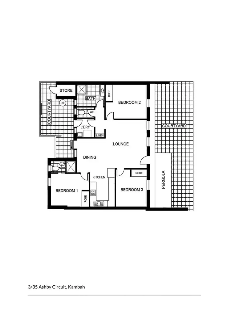 Floorplan of Homely house listing, 3/35 Ashby Circuit, Kambah ACT 2902