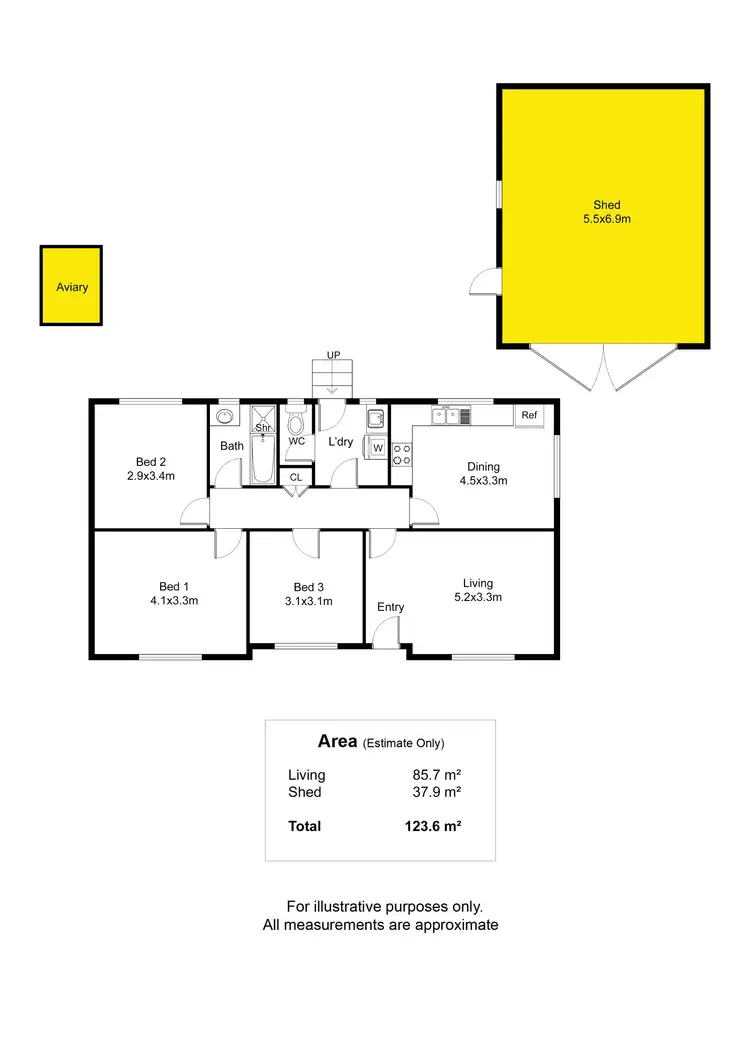 Floorplan of Homely house listing, 13 Joel Street, Morphett Vale SA 5162