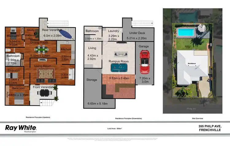 Floorplan of Homely house listing, 355 Philp Avenue, Frenchville QLD 4701