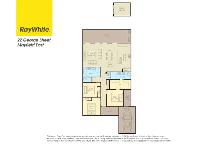 Floorplan of Homely house listing, 22 George Street, Mayfield East NSW 2304