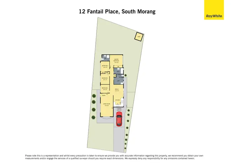 Floorplan of Homely house listing, 12 Fantail Place, South Morang VIC 3752
