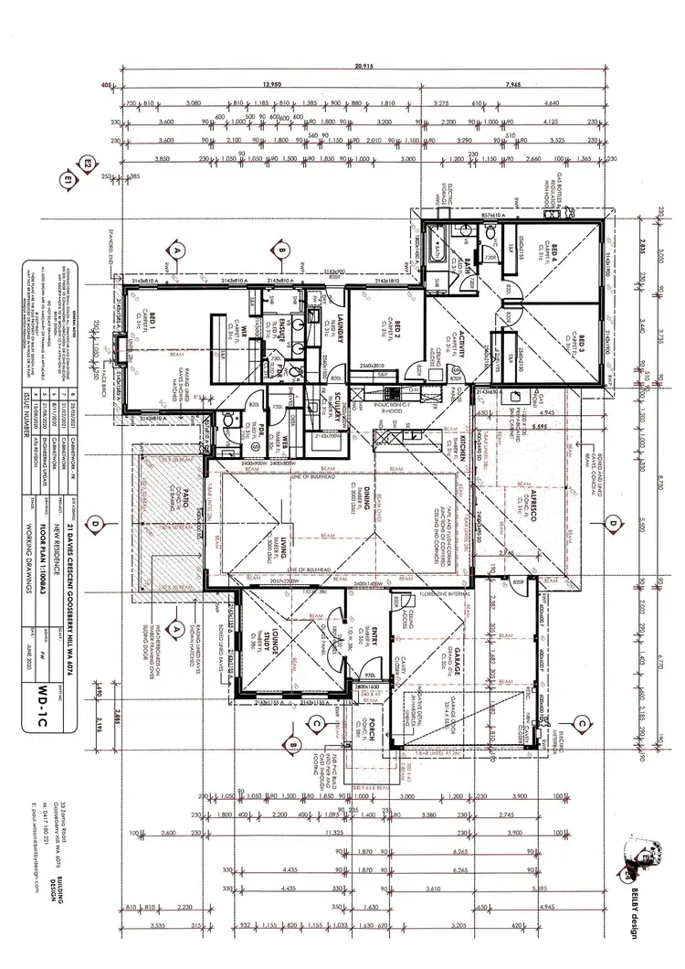 Floorplan of Homely house listing, 21 Davies Crescent, Gooseberry Hill WA 6076