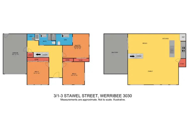 Floorplan of Homely house listing, 3/1-3 Stawell Street, Werribee VIC 3030