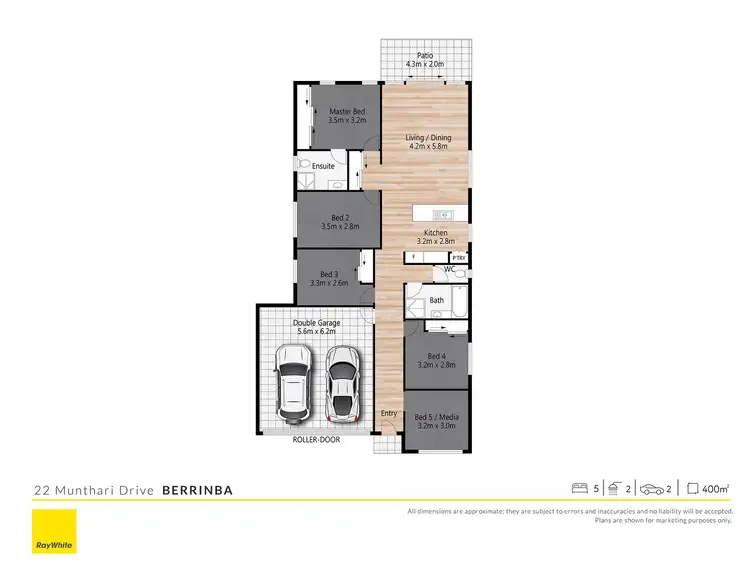 Floorplan of Homely house listing, 22 Munthari Drive, Berrinba QLD 4117