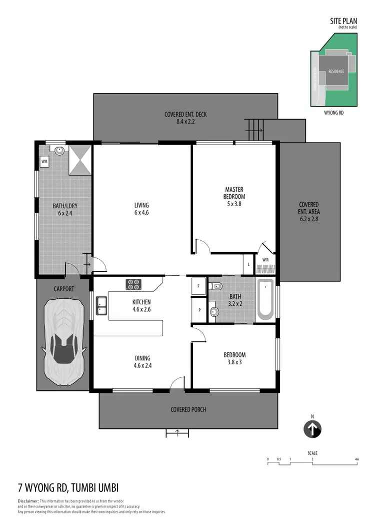Floorplan of Homely house listing, 7 Wyong Road, Tumbi Umbi NSW 2261
