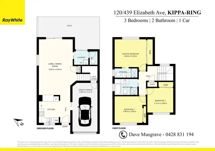 Floorplan of Homely townhouse listing, 120/439 Elizabeth Avenue, Kippa-Ring QLD 4021